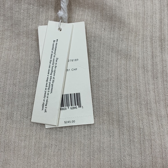 Vince Cream See Through Short Sleeved Blouse - Picture 3 of 3